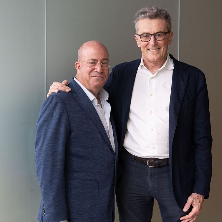 Jeff Zucker and Marco Bassetti
